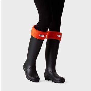 Hunter Orange Tall Boot Socks UNISEX